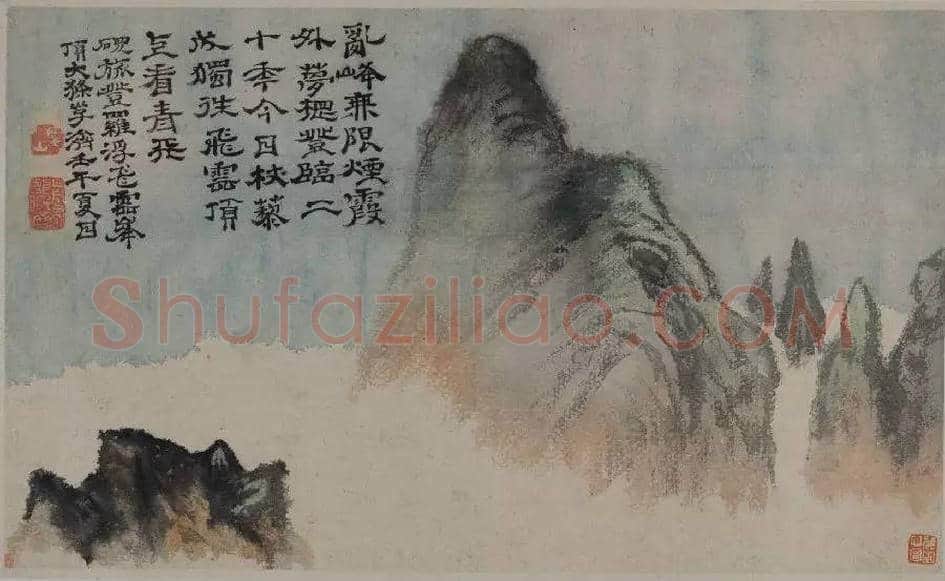 石涛神品《石涛上人山水册》欣赏 | 书画百科