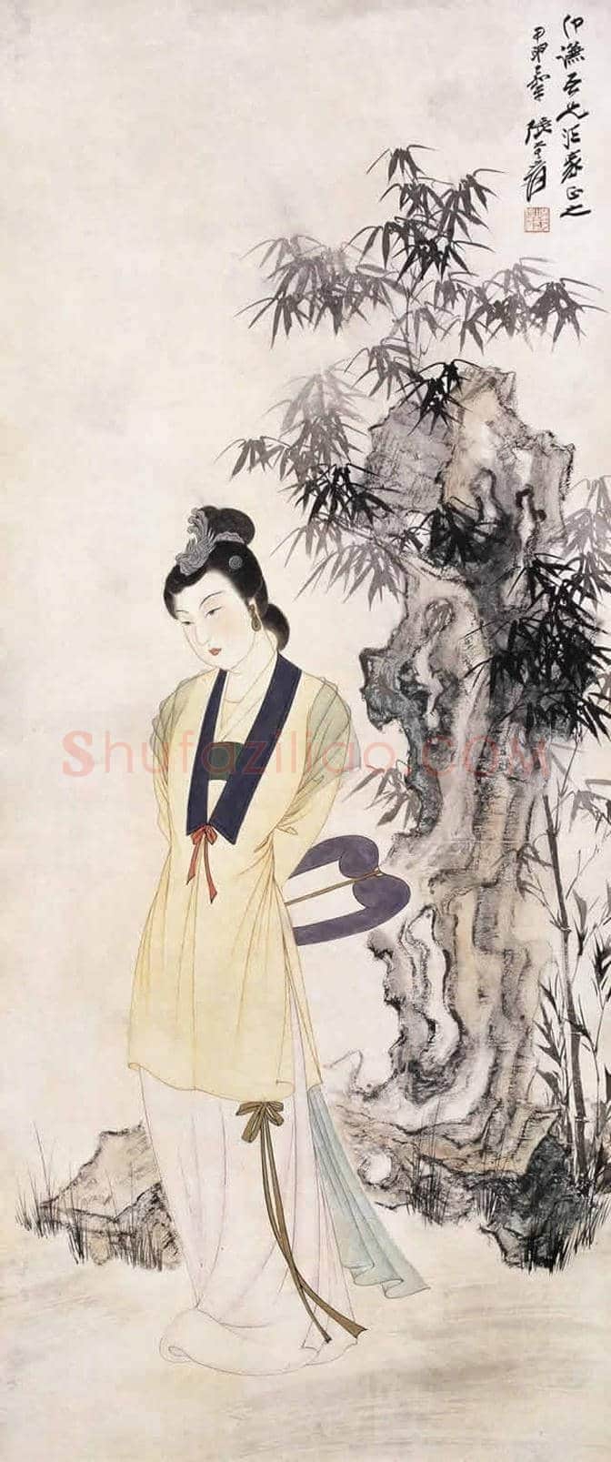 画坛巨匠张大千:创作数百幅《仕女图》 | 书画常识