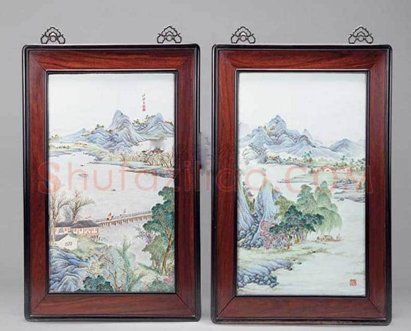 汪野亭瓷板画价格知多少? | 书画科普