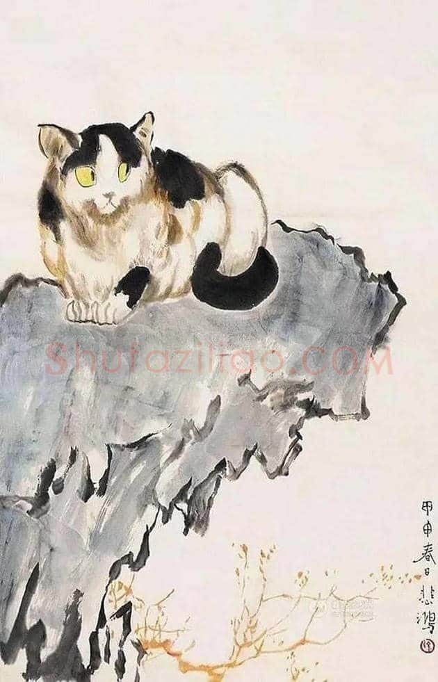 徐悲鸿笔下的46幅家畜图,形象生动 | 书画文摘