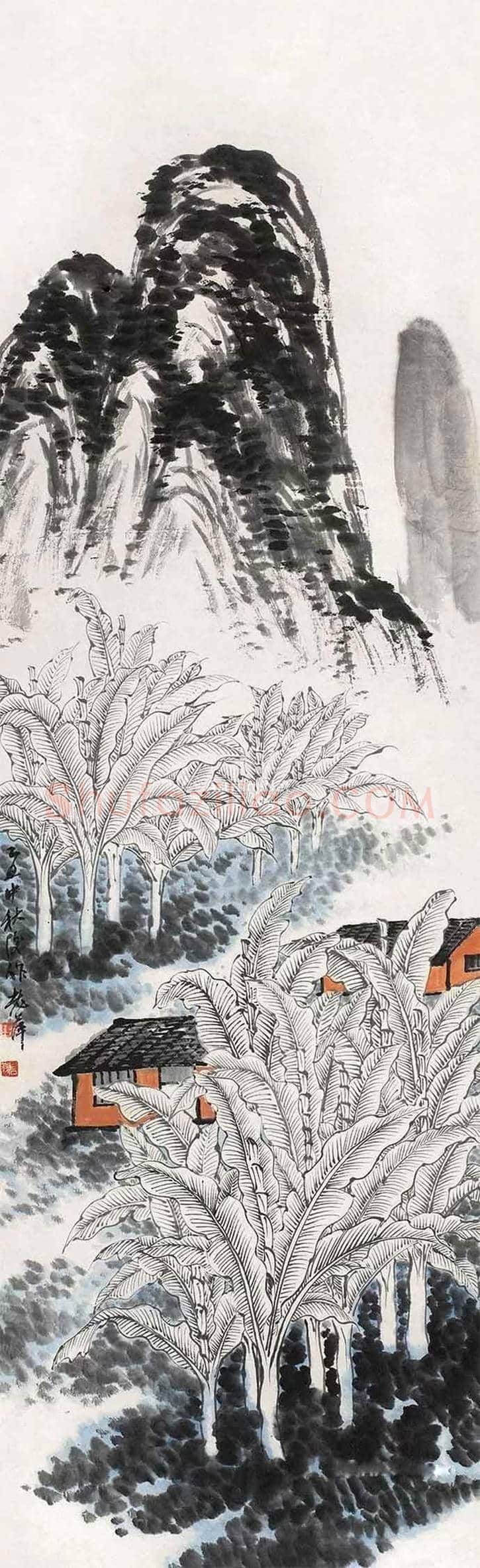 齐白石山水画成交价格Top20 | 书画资料