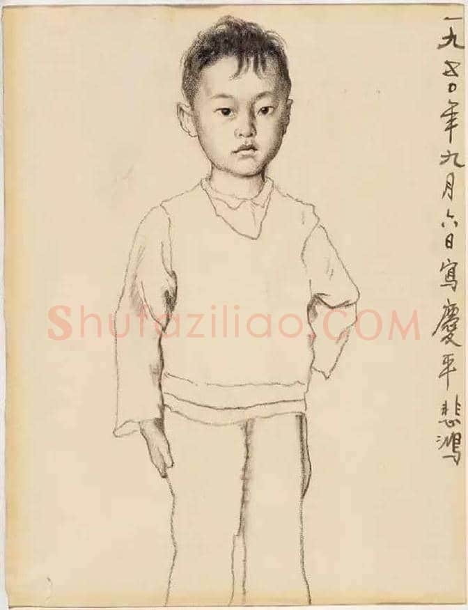 徐悲鸿素描作品（大全） | 书画文摘