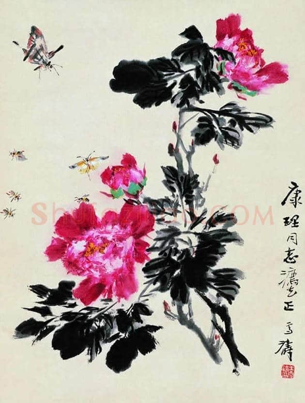 王雪涛国画牡丹欣赏 | 书画学堂