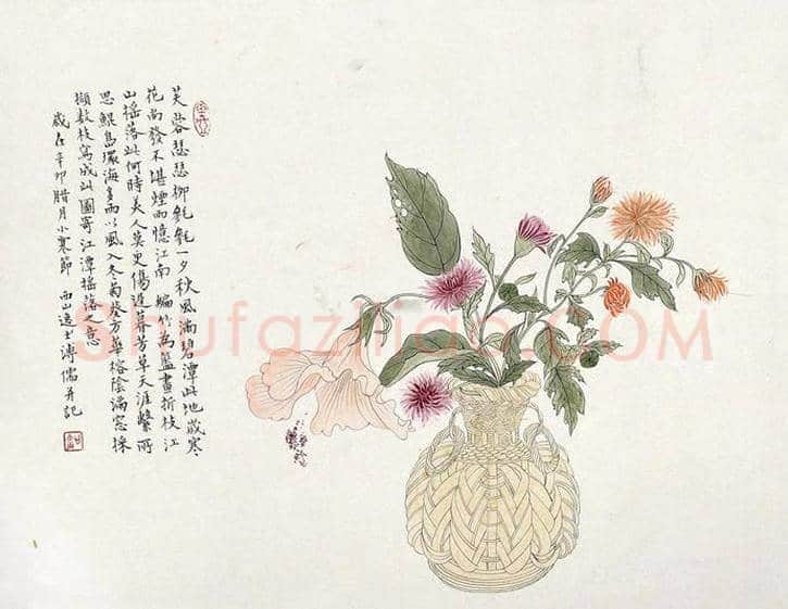 溥儒花卉作品欣赏 | 书画知识