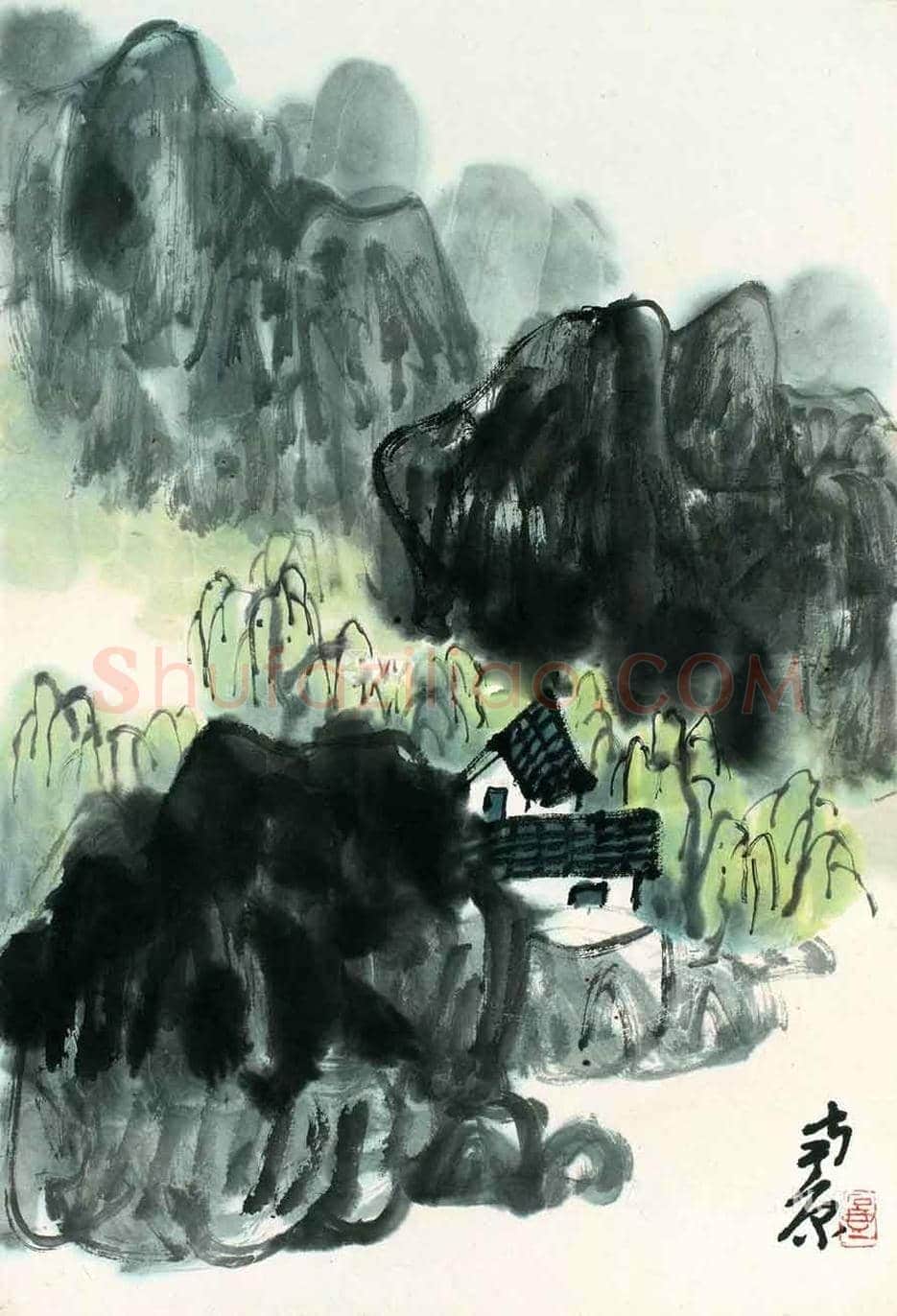 陈子庄山水画作品欣赏 | 书画文摘