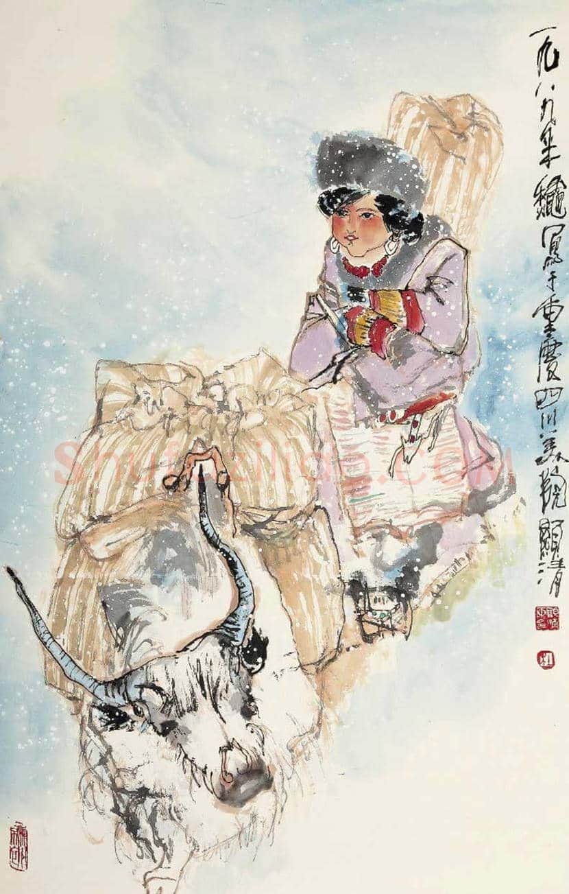 杜显清人物画作品欣赏 | 书画常识