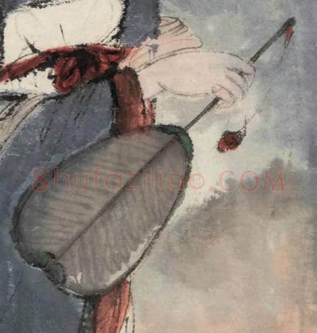 傅抱石仕女图《游春》在诗意中等你 | 书画文摘