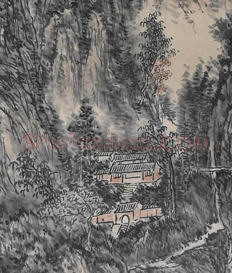 画之大者丨黄宾虹扛鼎之作《壬辰年山水》 | 国画作品