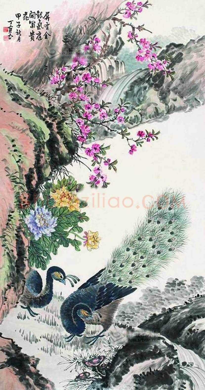 丁宝书花鸟画作品欣赏 | 书画科普