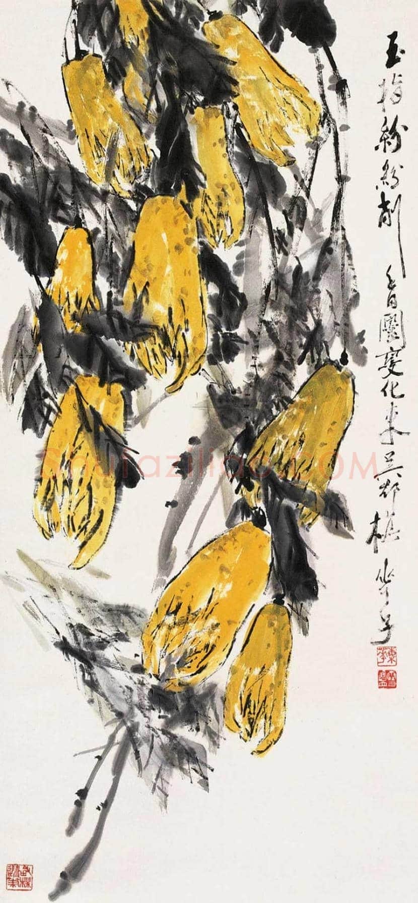 颜梅华花鸟作品欣赏 | 书画知识