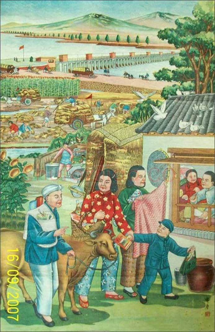 新中国年画上的工农兵形象 | 书画常识