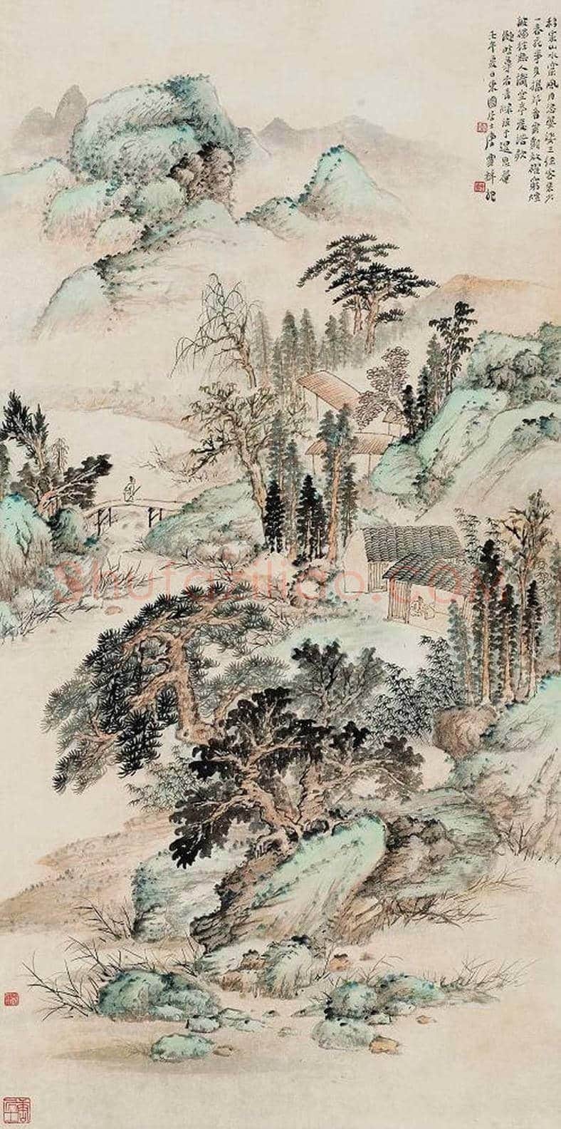 唐云山水画作品欣赏 | 书画讲解