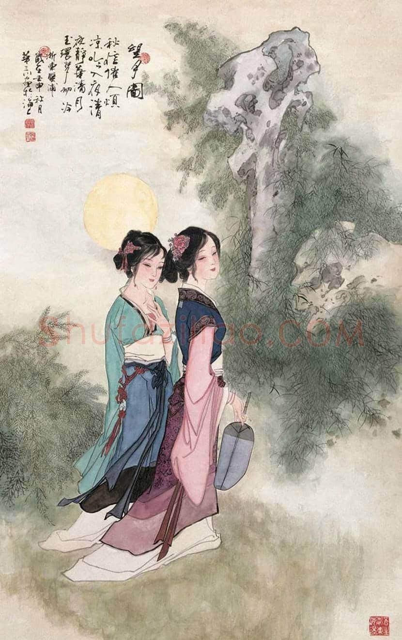华三川工笔仕女作品欣赏 | 书画科普