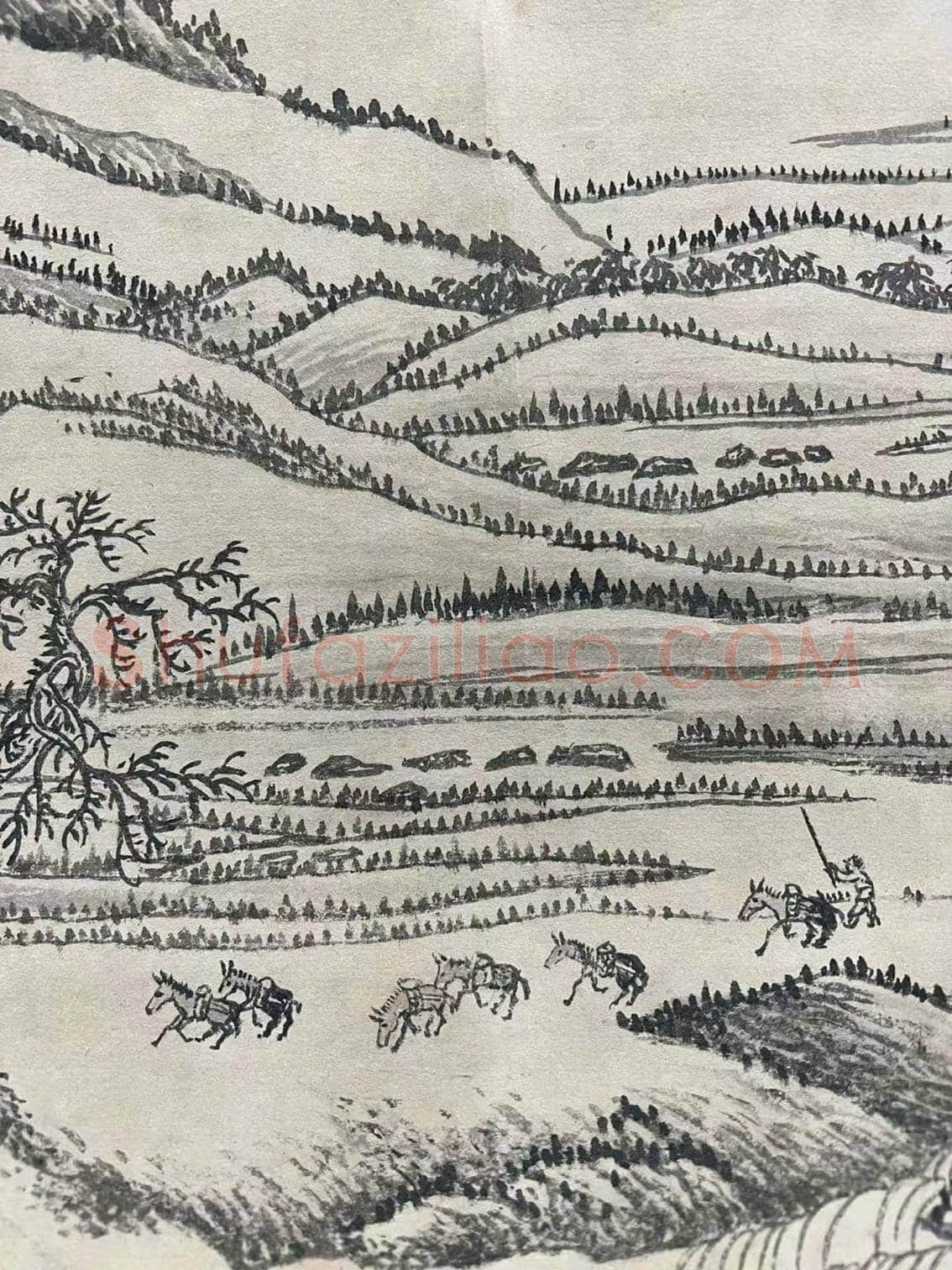 石渠藏画——董其昌《湖山渔樵图》手卷 | 国画欣赏