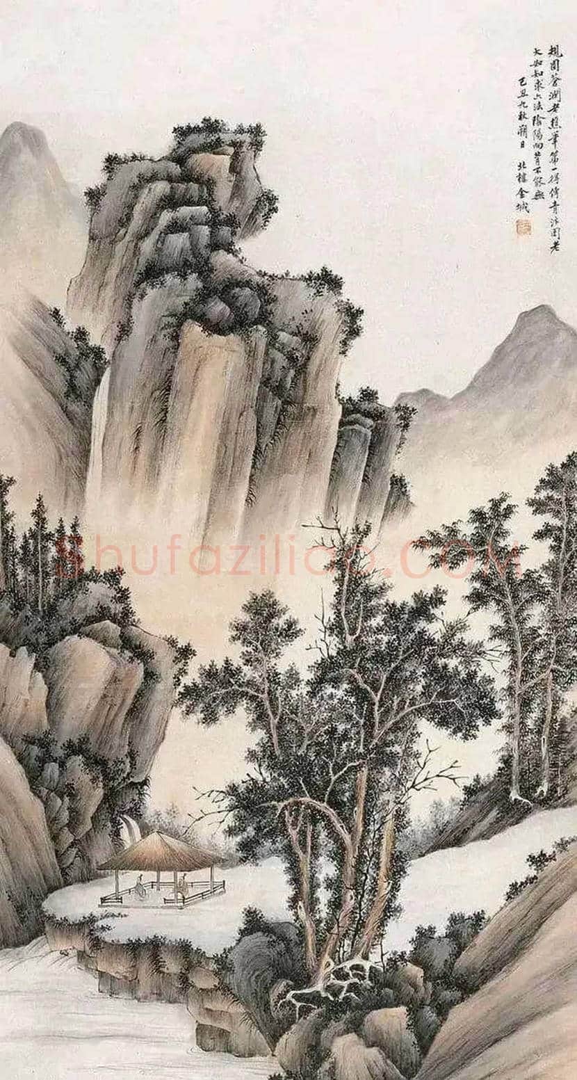 金城山水画作品欣赏 | 书画学堂