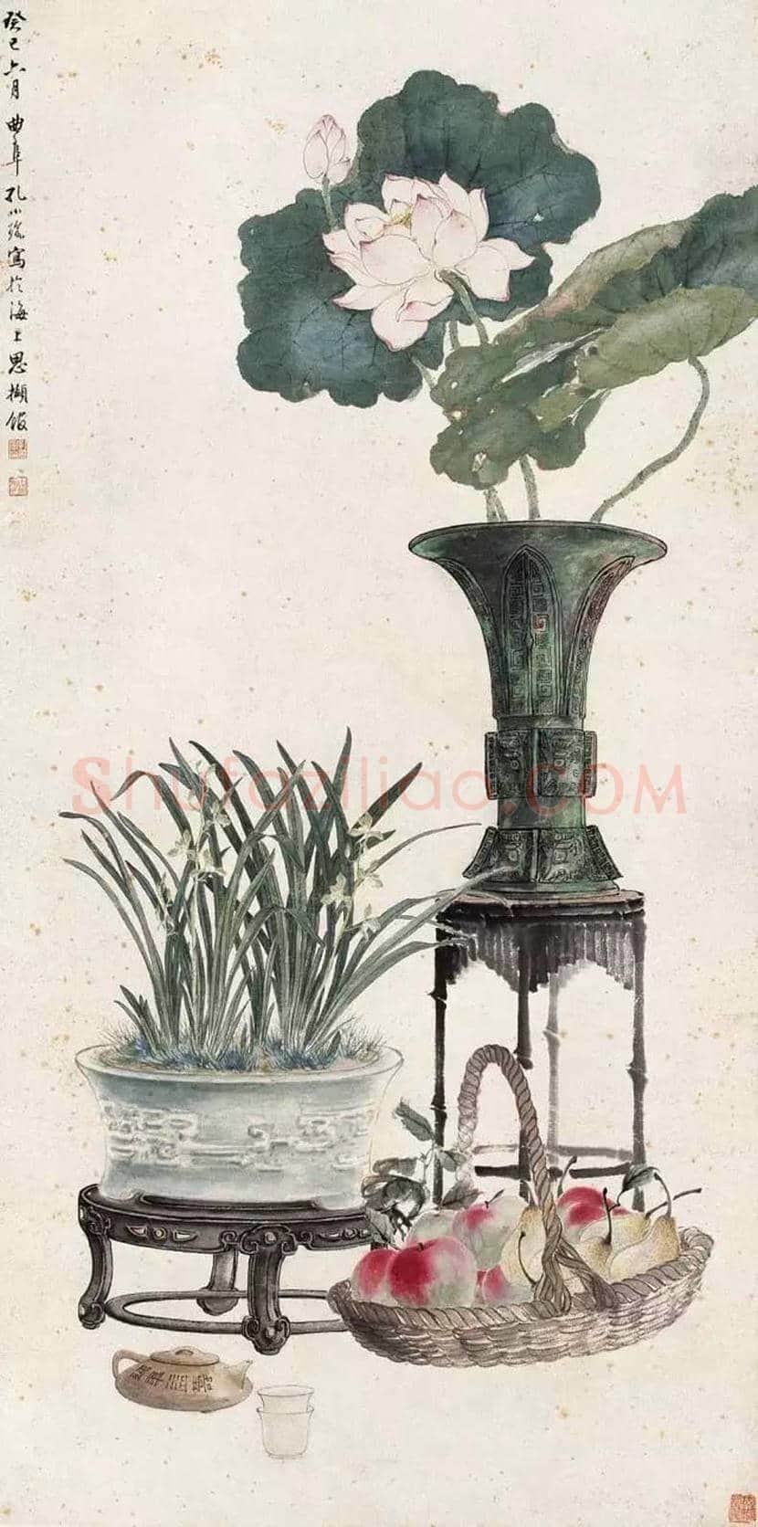 孔小瑜博古画欣赏 | 书画百科