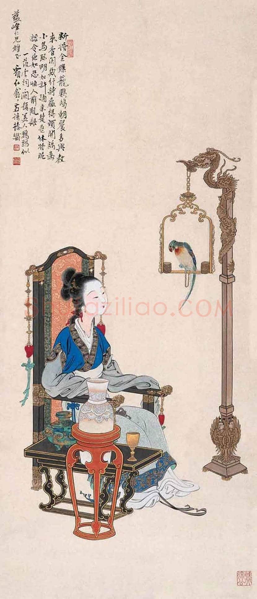 徐燕孙人物画作品欣赏 | 书画讲解