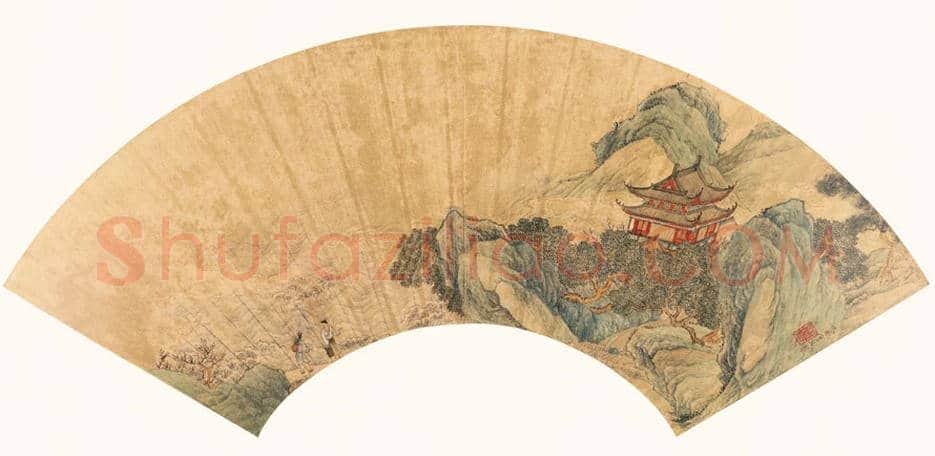 仇英扇面作品图赏 | 传世国画赏析