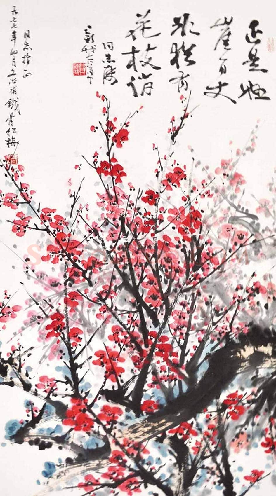 名家笔下的梅花伴您过大年！ | 书画常识