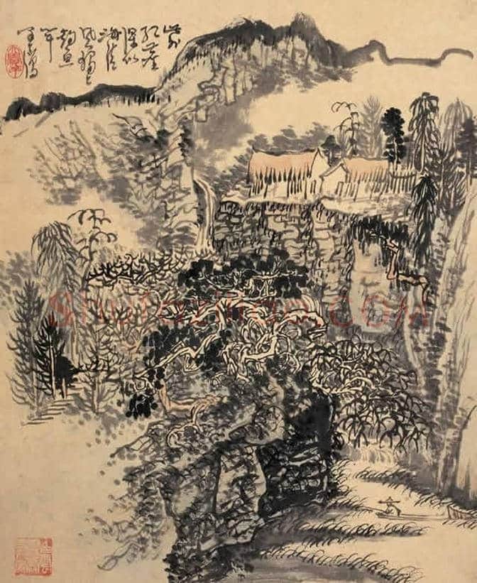 绘画奇人黄秋园作品欣赏(100幅) | 书画百科