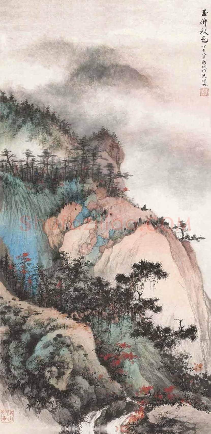 吴湖帆字画价格，最贵的字画都有哪些？ | 书画资料