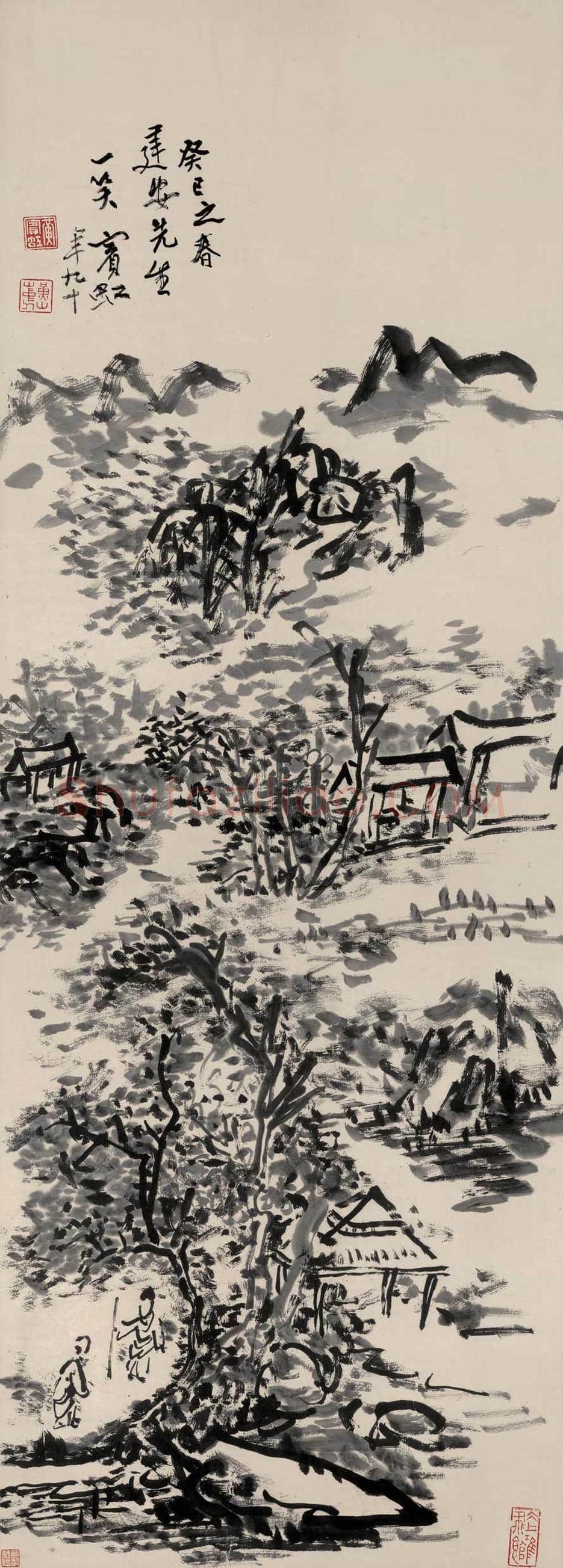 黄宾虹绘画作品欣赏 | 书画讲解