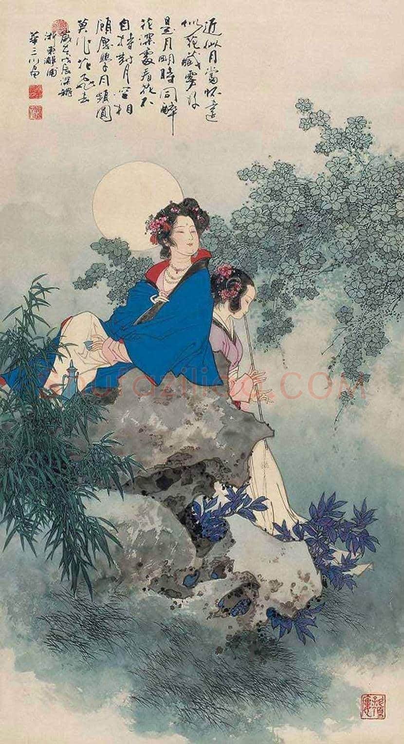 华三川工笔仕女作品欣赏 | 书画科普