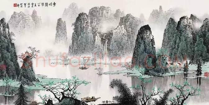白雪石绘画作品《桂林山水》欣赏(100幅) | 书画文摘