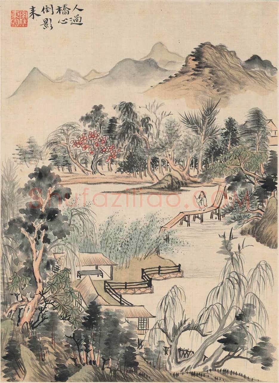 华嵒 《山水十二开》图赏 | 传世国画作品