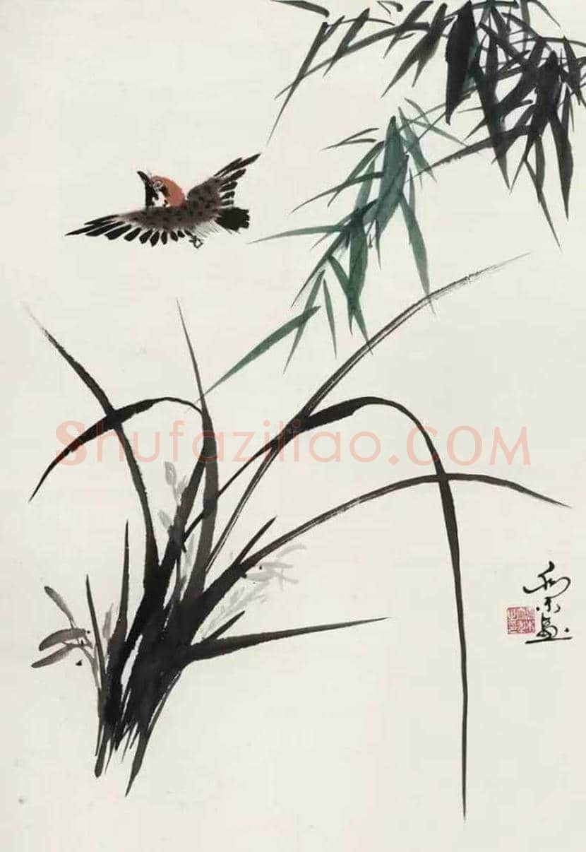 乔木花鸟作品欣赏 | 书画百科