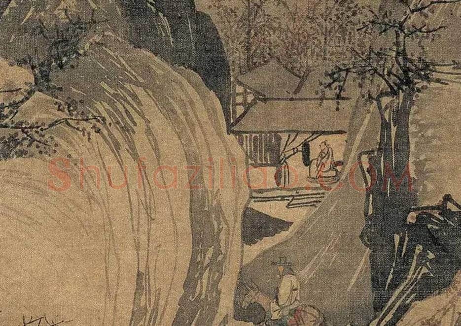 唐寅作品《骑驴归思图》欣赏 | 书画知识