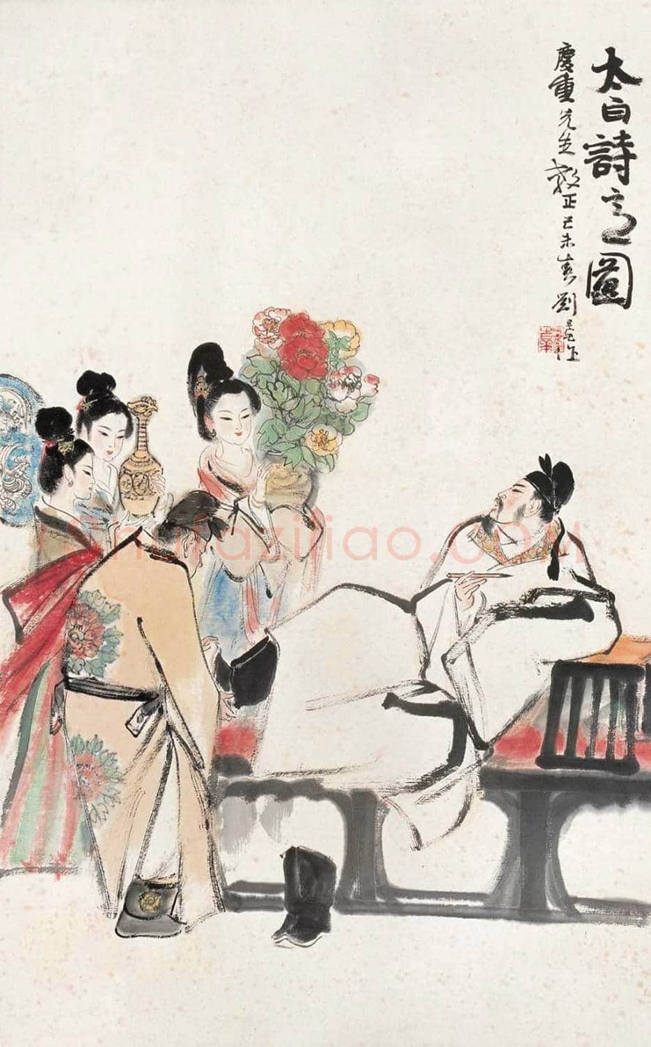 刘旦宅人物故事画图赏 | 书画百科