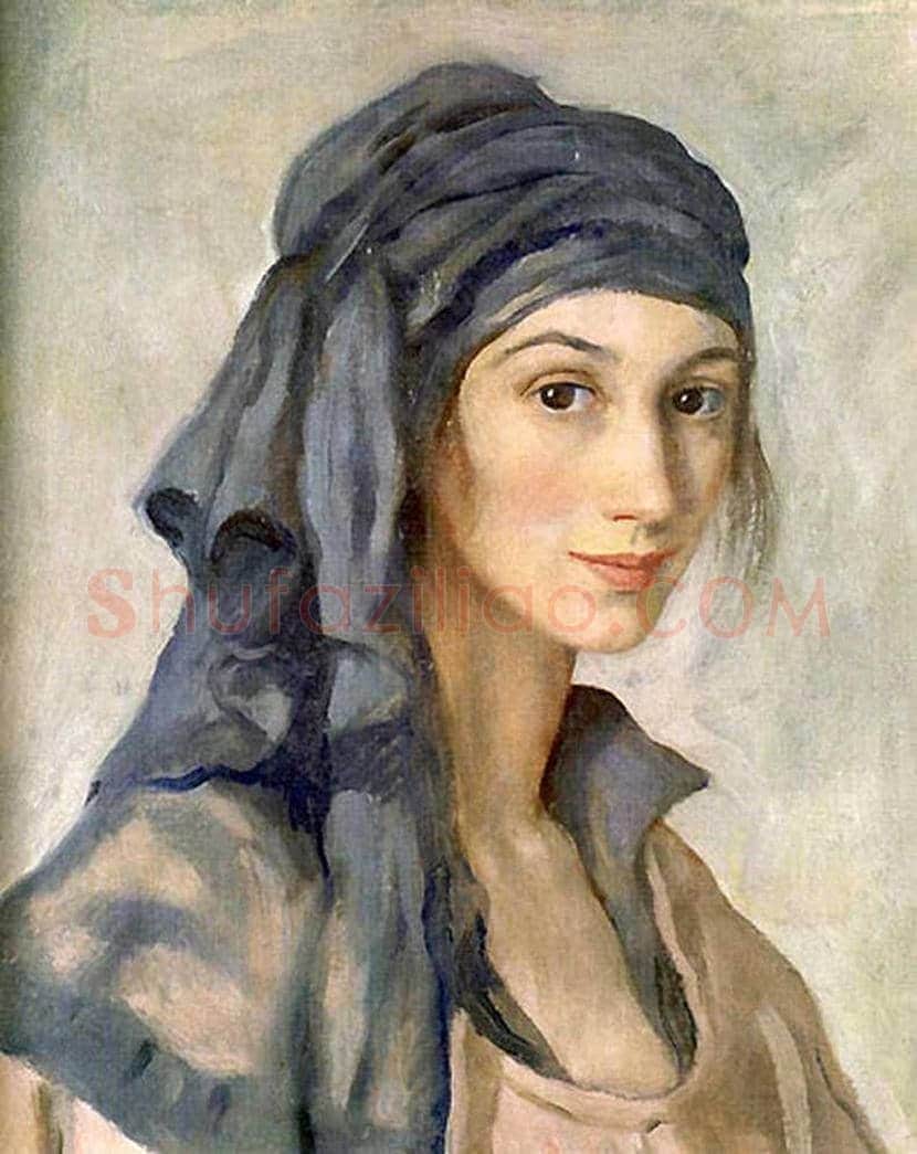 她是俄罗斯首位女画家,人美画更美! | 书画科普