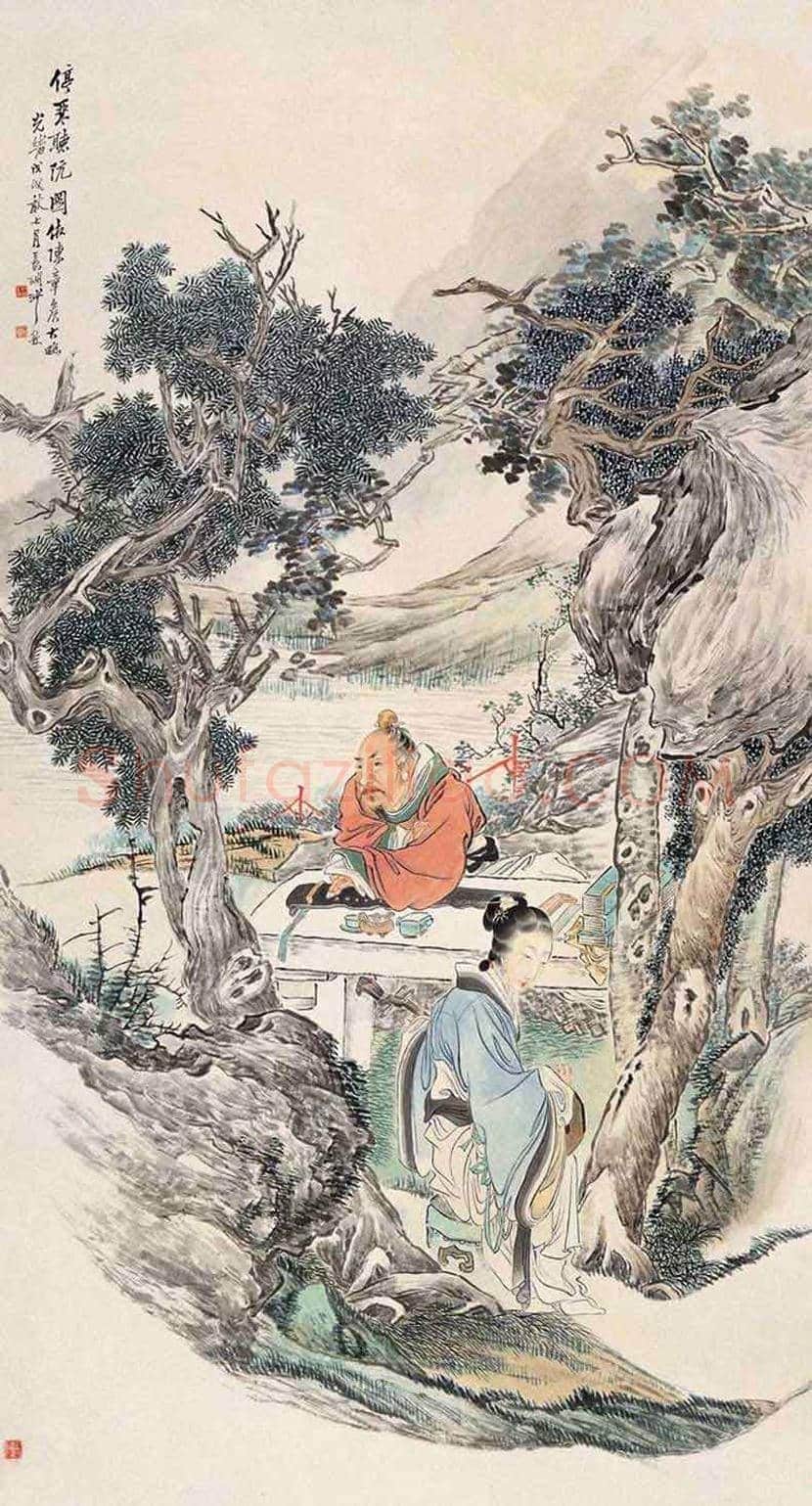 沙馥人物画欣赏 | 书画常识