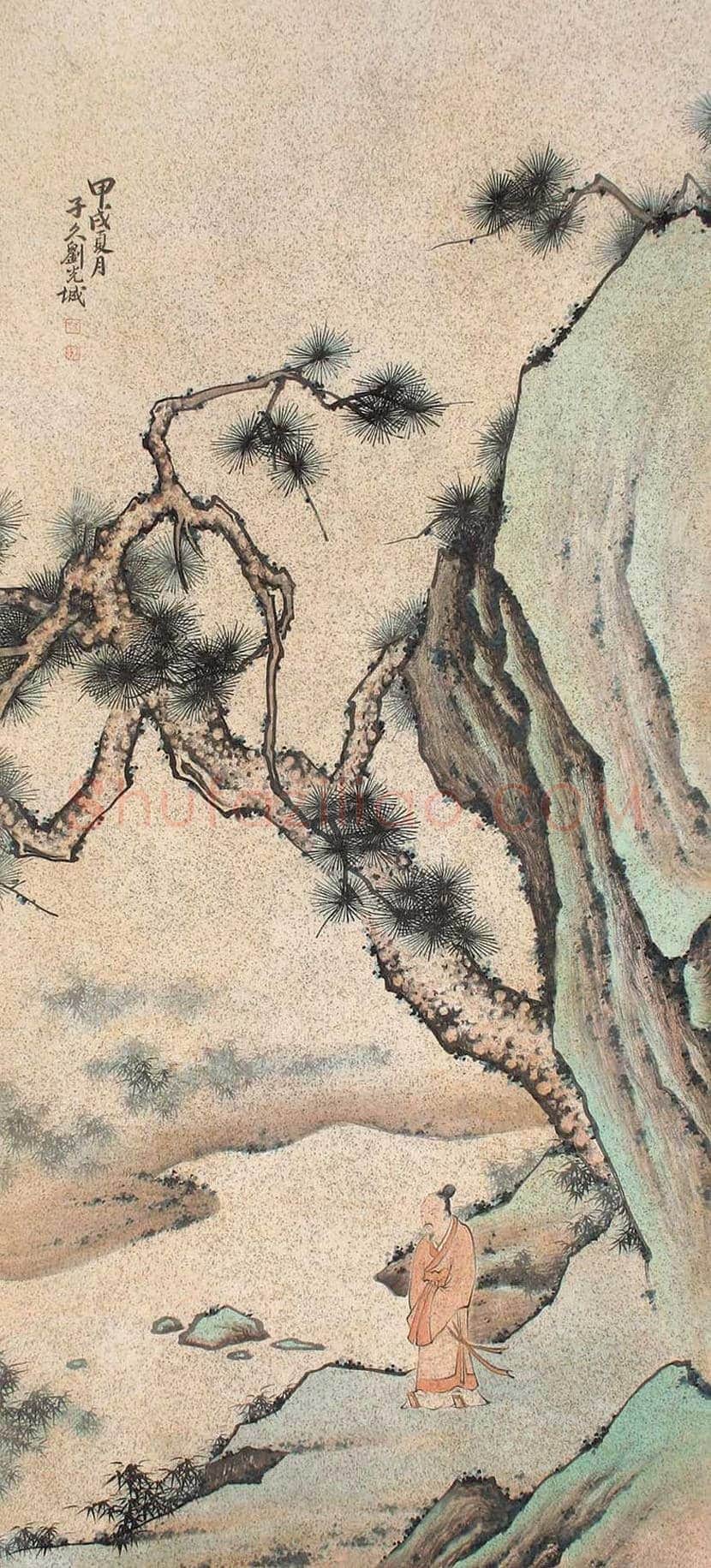 刘子久山水人物画作品欣赏 | 书画讲解