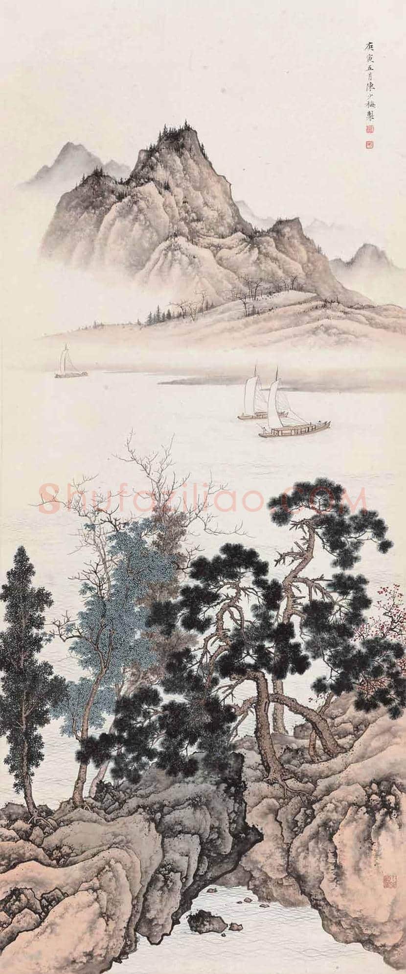 陈少梅字画最新拍卖行情，2018年多少钱一平尺？ | 书画讲解