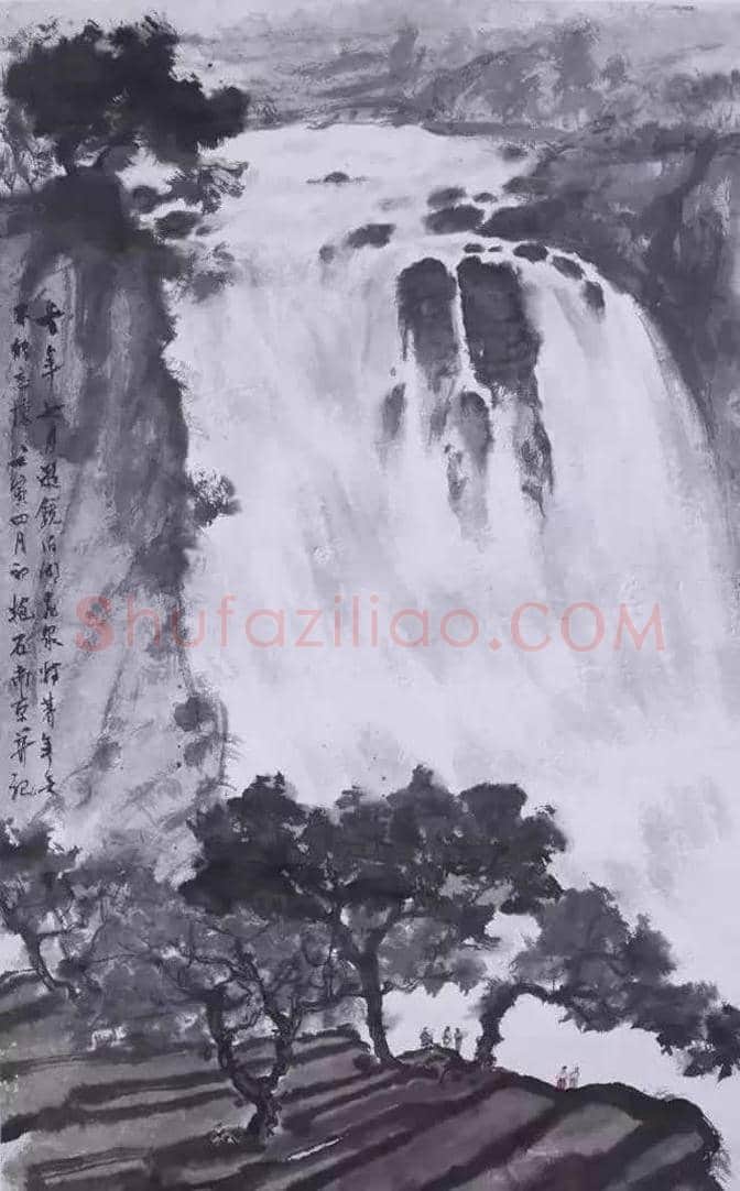 夏日看傅抱石笔下的瀑布，别样的清凉！ | 书画常识