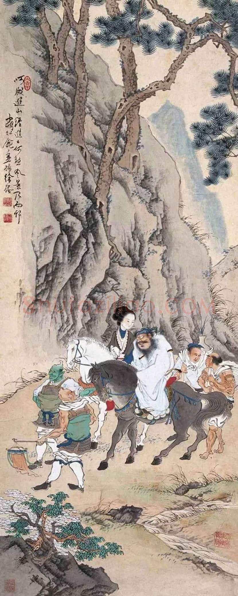 徐燕孙人物画作品欣赏 | 书画讲解