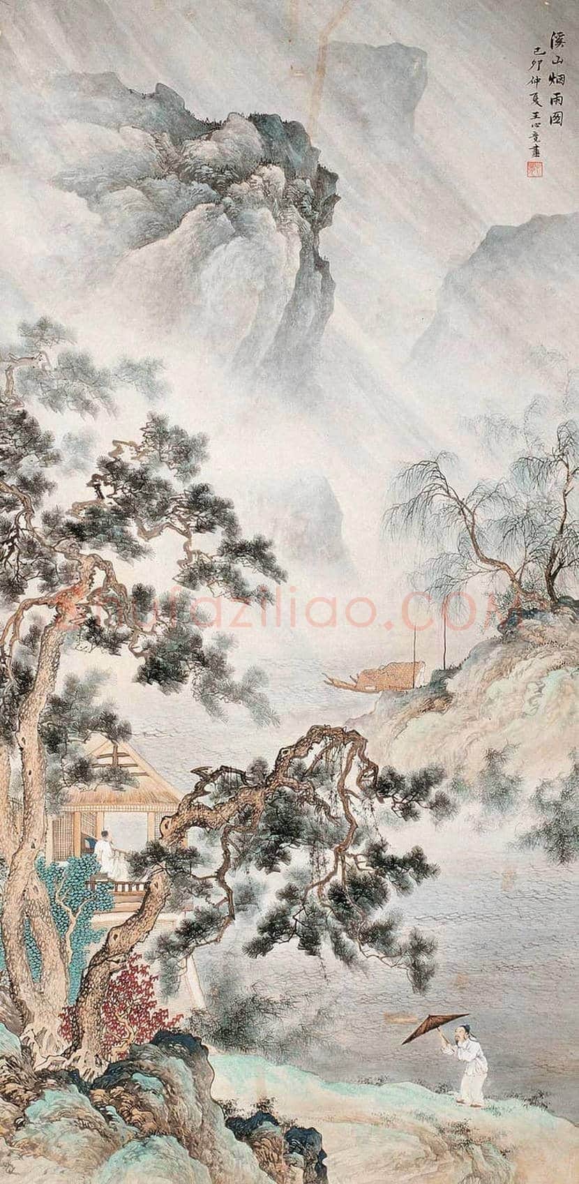 王心竟山水画欣赏 | 书画百科