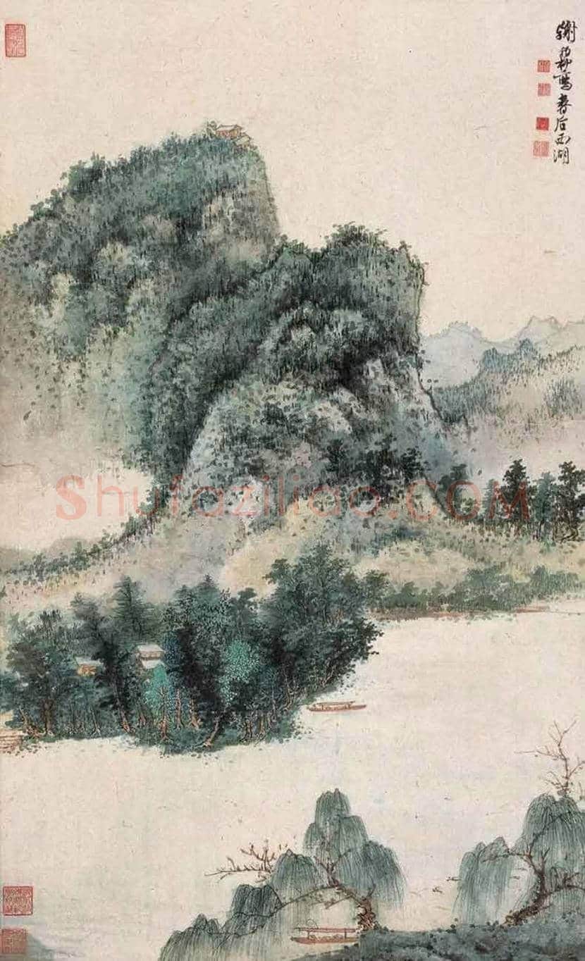 谢稚柳山水画欣赏 | 书画讲解