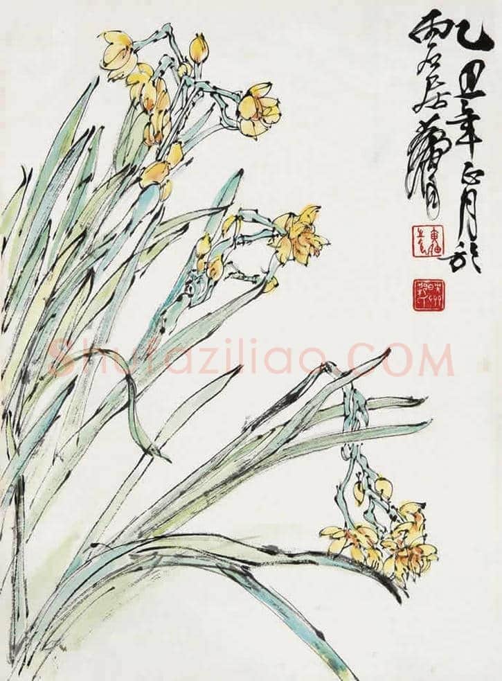 黄胄花卉作品，极少见！ | 书画文摘