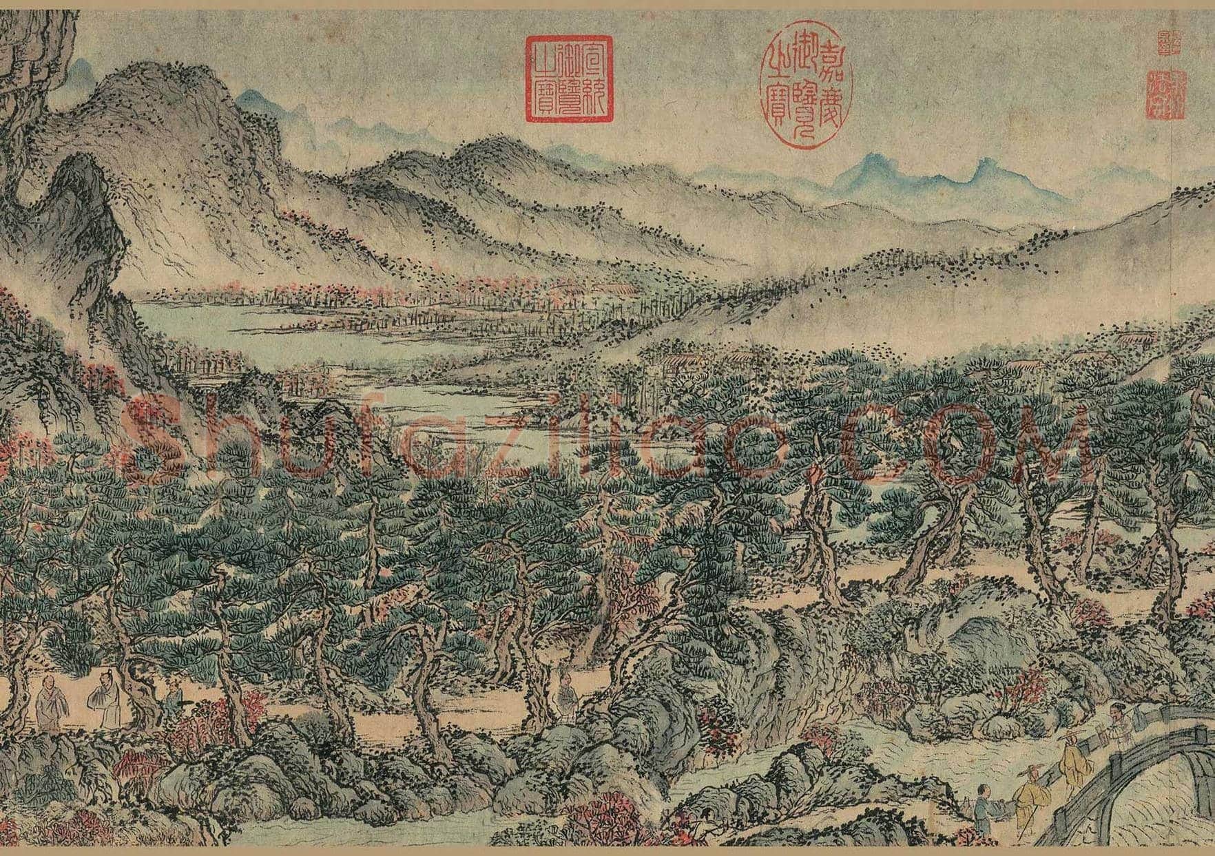 王蒙《太白山图》- 中国传世名画 | 著名国画鉴赏
