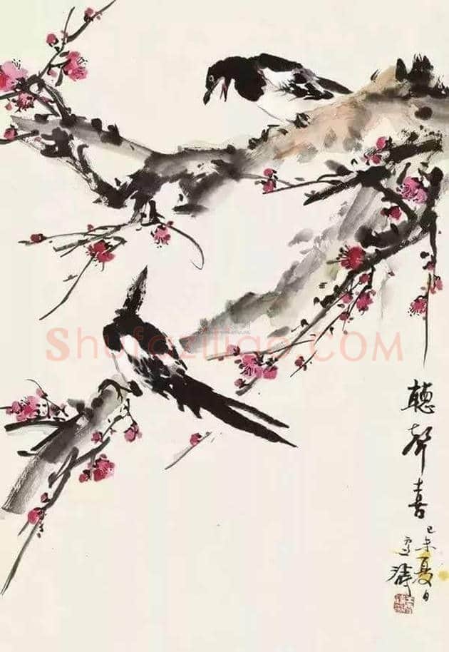 王雪涛梅花作品欣赏 | 灵性画梅 | 书画常识