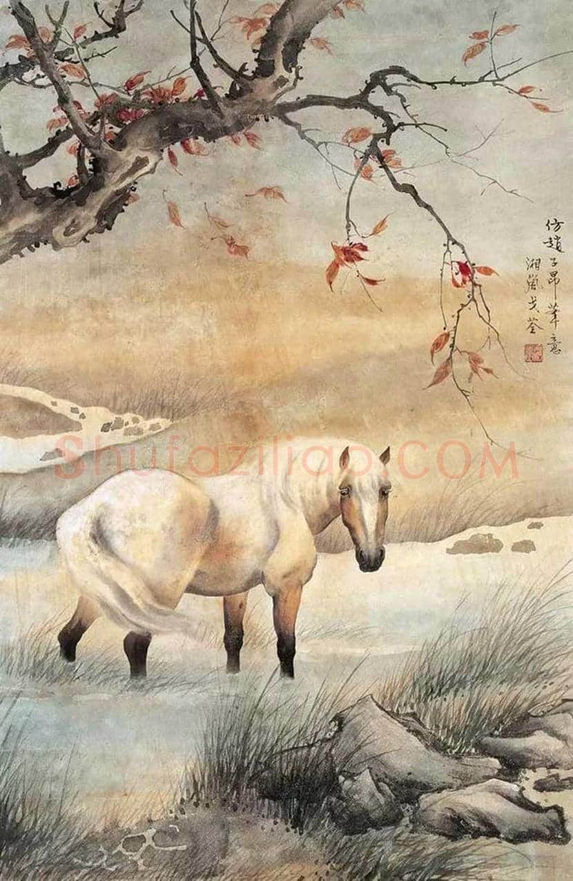 戈湘岚骏马图欣赏 | 书画资料