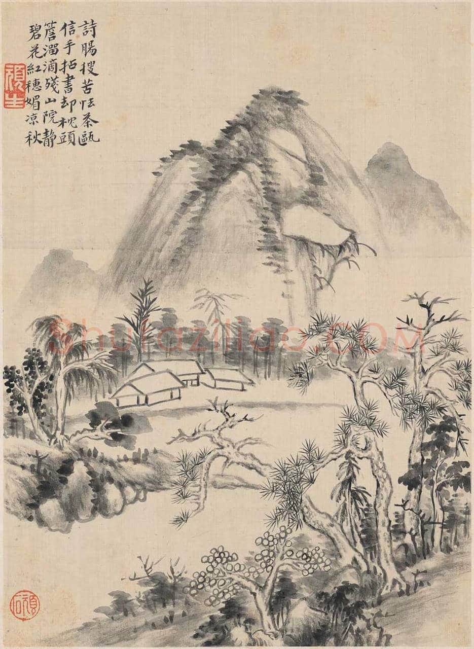 华嵒 《山水十二开》图赏 | 传世国画作品