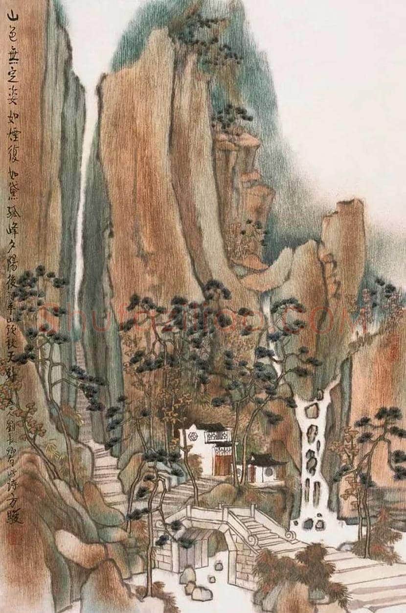 方骏山水画作品欣赏 | 书画常识