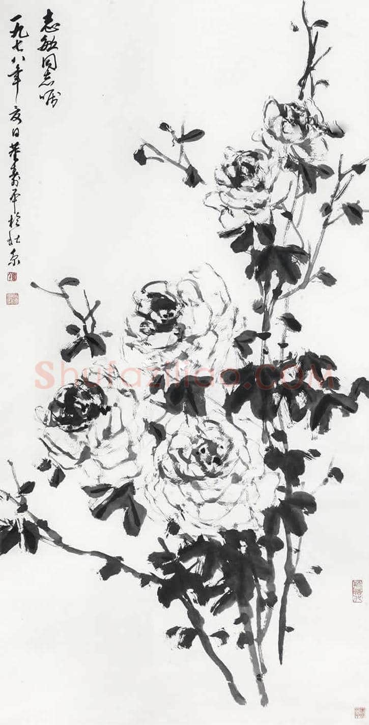 董寿平笔下的牡丹 | 书画讲解