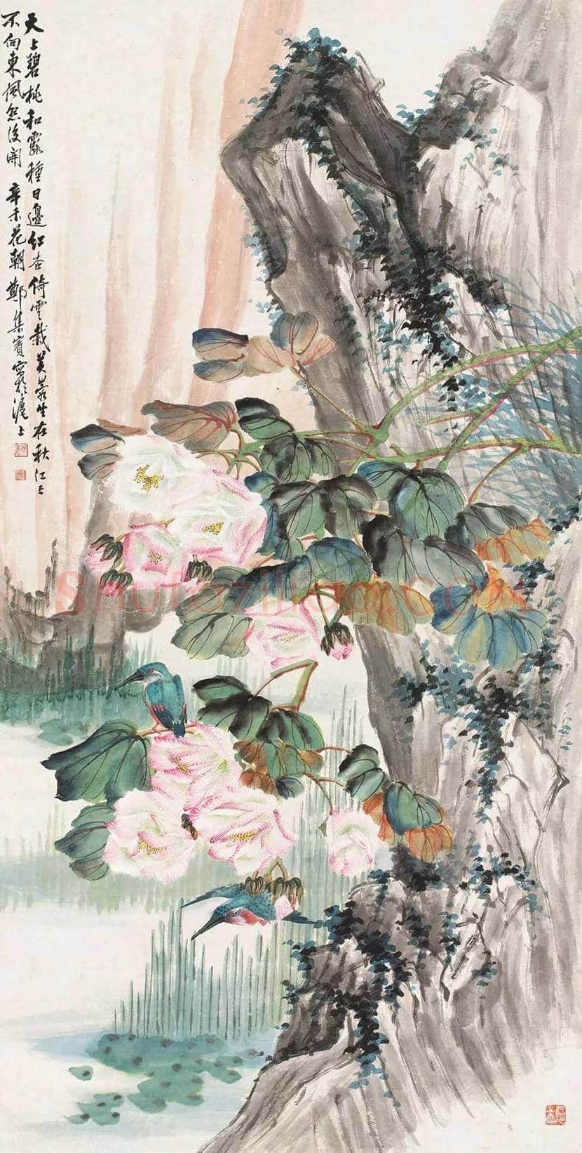 郑集宾花鸟画欣赏 | 书画资料