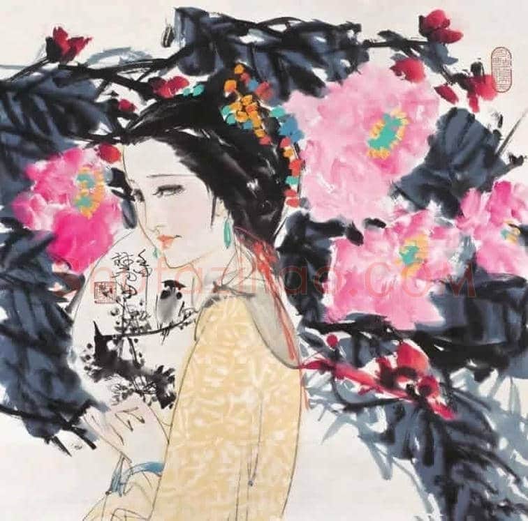 林墉精品水墨人物作品欣赏 | 书画讲解