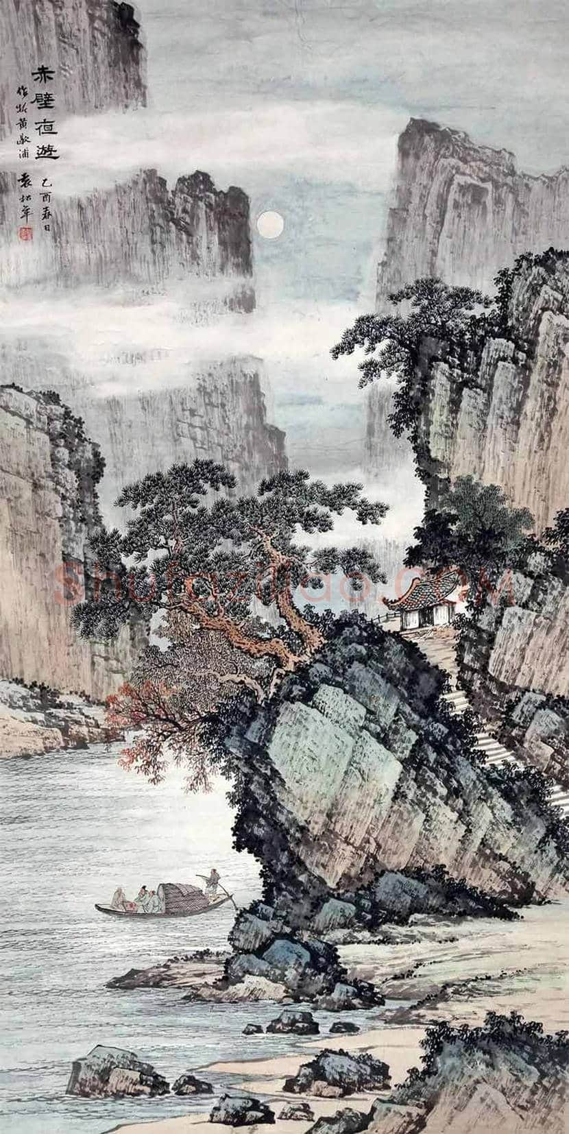 袁松年山水画作品欣赏 | 书画讲解